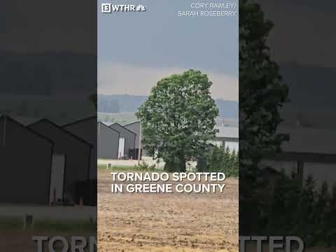 VIEWER VIDEO: Tornado spotted in Greene County, Indiana.