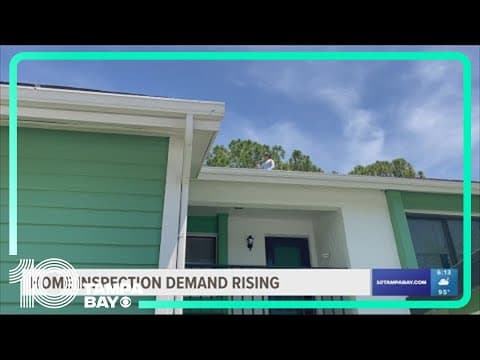 As more Floridians get dropped from home insurance coverage, demand for inspections is rising