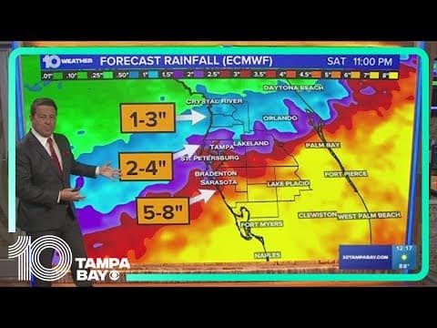 Florida weather: Heavy rain to bring isolated flooding threat