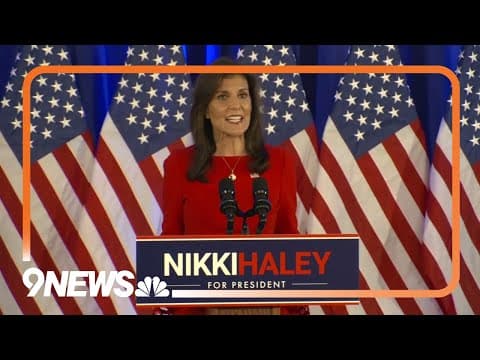 Nikki Haley delivers remarks as she suspends 2024 presidential campaign