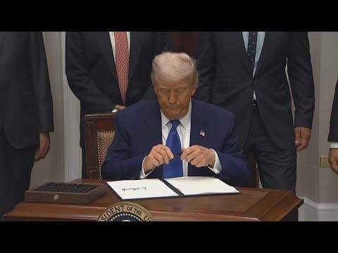 President Trump signs executive order he says will slash cost of prescription drugs: Latest updates