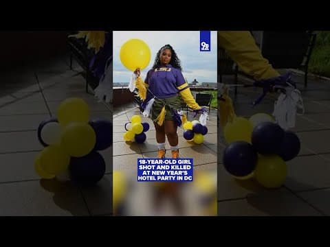 18-year-old girl shot and killed at New Years hotel party in DC