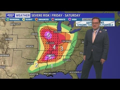 Weather: Weak "cool" front will bring less humid air for Palm Sunday