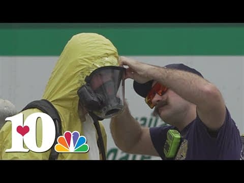 Update: Kingston Pike back open after tractor-trailer leaks hydrochloric acid solution on road