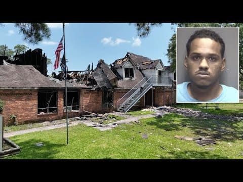 Man accused of setting fire to Houston-area church in order to cover up another crime