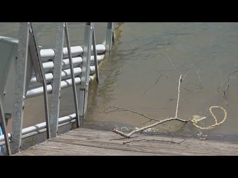 Lake Monroe marina still cleaning up after storm