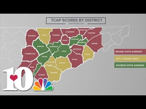 TDOE: Roughly half of East TN counties fell below state average for third-grade TCAP ELA exams