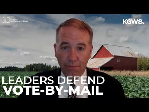 Oregon, Washington leaders defend vote-by-mail security