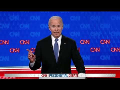 Joe Biden's closing statement in the 2024 first presidential debate