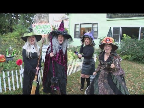 Irvington's 'Black Hat Society witches' help raise money for charity