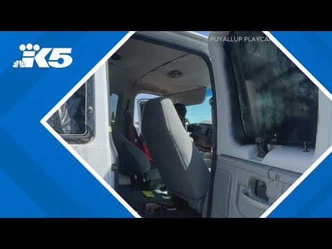 Puyallup daycare facing challenges after one of their vans is stolen and destroyed