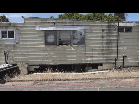 Clean up of dilapidated mobile homes in Mission Bay starts Wednesday