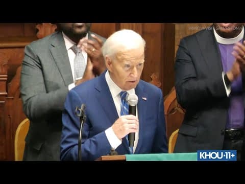 Biden: 'The power belongs to the people, and the way we show that power is by voting'