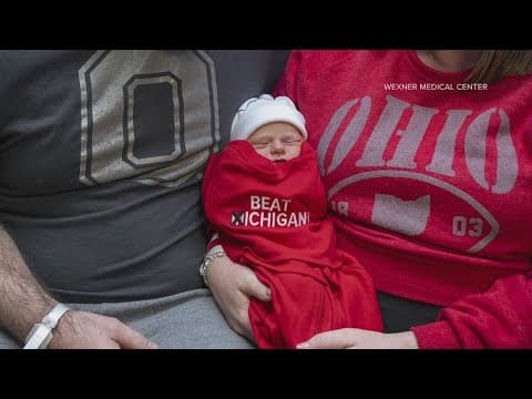 Wexner Medical Center wraps newborns in ‘Beat Xichigan’ blankets