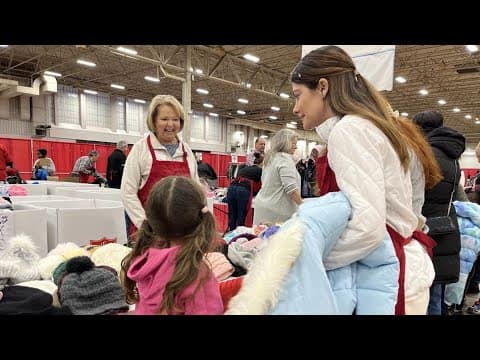 Coats for Kids distribution underway at Indiana State Fairgrounds