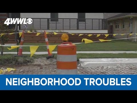 Man fights against blighted backyard, unfinished streets in his neighborhood