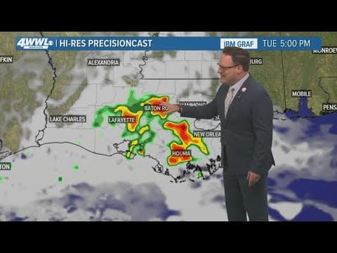 New Orleans Weather: Storms could lead to cooling down by week's end