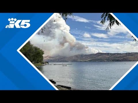 Level 1, 3 evacuations issued for fire burning in Chelan