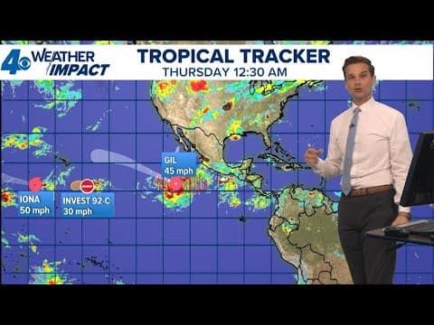 Tropical Weather Impact: No tropical developments over the next week