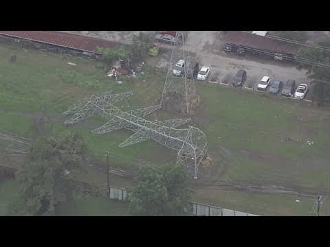 Aftermath of deadly storms in Houston: latest as damage surveys are being conducted