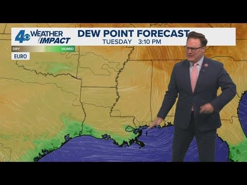 New Orleans Weather: A bit less humid this week making for a slightly more "bearable" late August fe