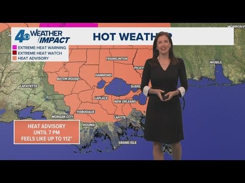 New Orleans Weather: Intense heat and a more active tropics scene