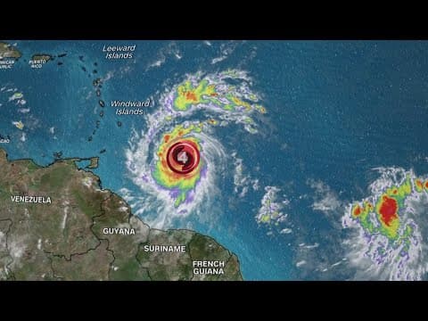 Hurricane Beryl is officially the earliest Category 4 recorded in the Atlantic Ocean