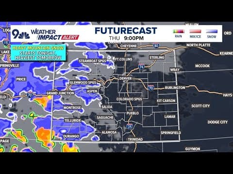 Latest forecast | Brutal temps Thursday morning, heavy mountain snow starts tonight