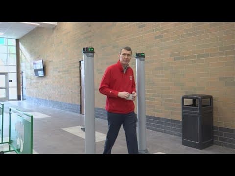Taking an inside look at Lawrence Schools' weapon detectors