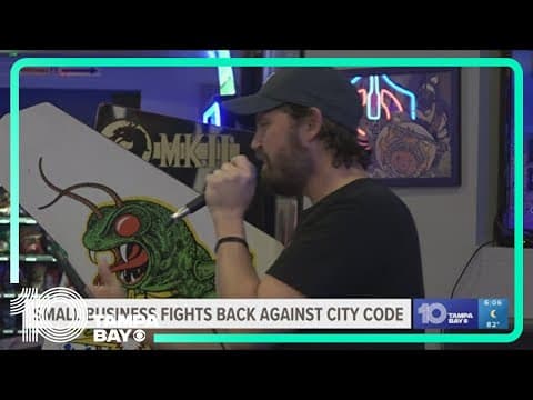 Dunedin small business fights back against old city code