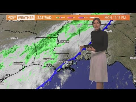 A strong cold front is arriving on Monday