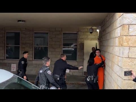 Luigi Mangioni shouts, struggles with officers outside courtroom