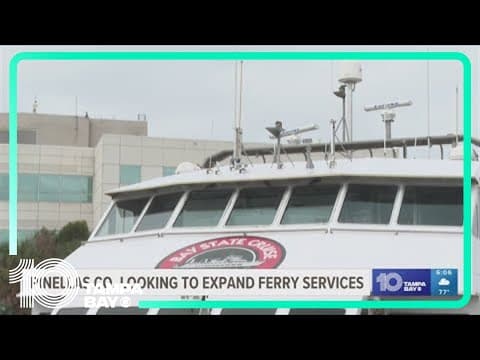 Pinellas County may expand ferry services