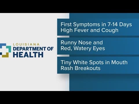 Two measles cases confirmed in the New Orleans area