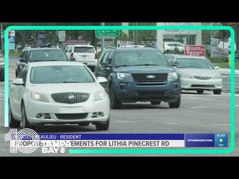 Traffic improvements could be coming to a popular road in Hillsborough County