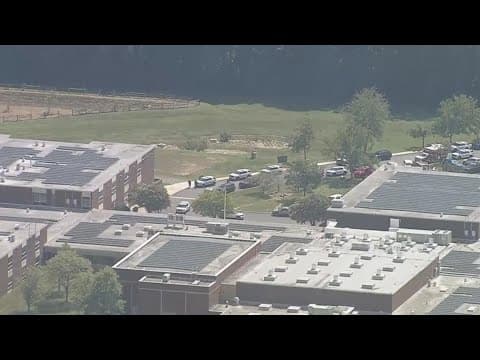 WATCH: Massive police presence for 'incident' at Harford County high school