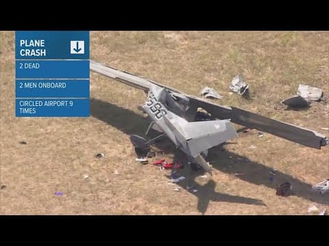2 dead after small plane crashes in Huntsville: DPS