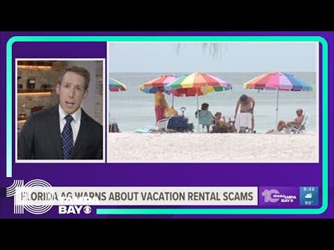 Florida attorney general warns about vacation rental scams