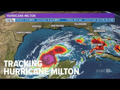 TRACKING MILTON: Hurricane Milton now a category 5 storm