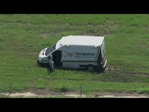 Police take suspect in custody after ambulance stolen, leading to chase