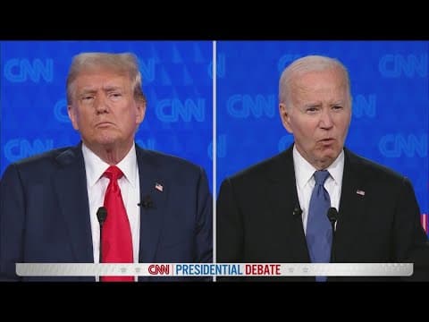 Biden, Trump face off in first presidential debate