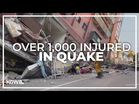 Rescue efforts continue after Taiwan earthquake