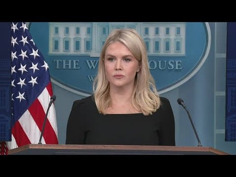 Press secretary Karoline Leavitt gives update on President Trump's plans on Iran