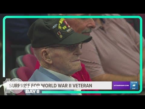 Manatee County commissioners surprise WWII veteran