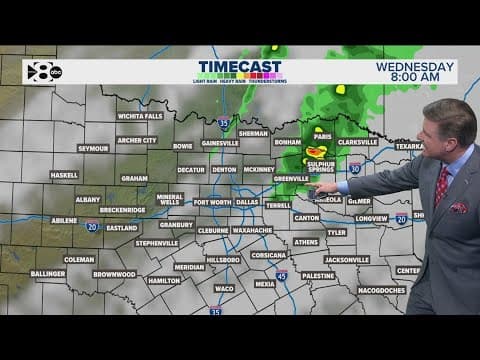 DFW Weather: Latest storm timeline and severe weather threat for North Texas