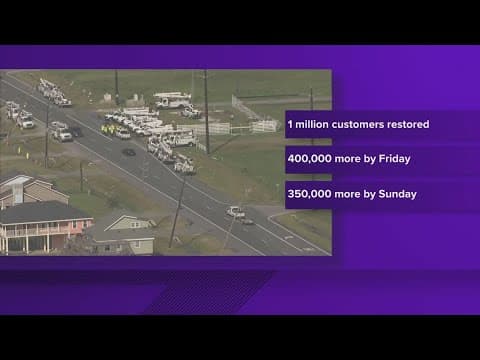 More than 1 million remain without power in Houston after Beryl