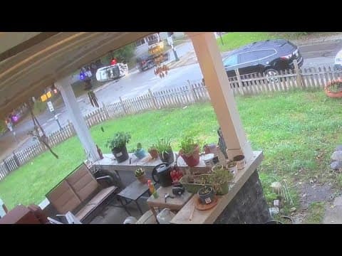 Family escapes with their lives after hit-and-run crash