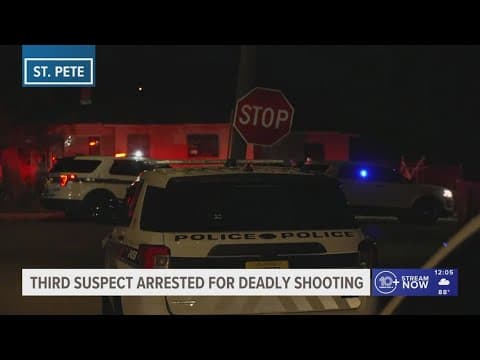 Third person arrested in connection with homicide near Tropicana Field