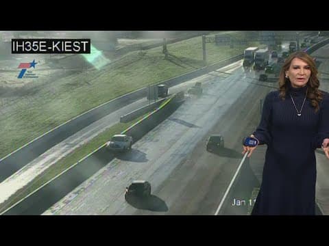DFW traffic: Patchy ice gives drivers troubles Saturday morning