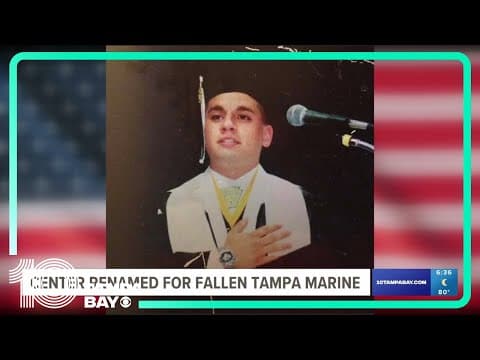 Tampa's Marine Crops training center renamed in honor of fallen Tampa marine